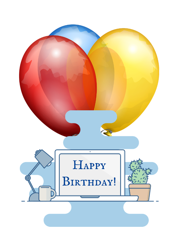 Co-Worker Happy Birthday From Friends Inside Card
