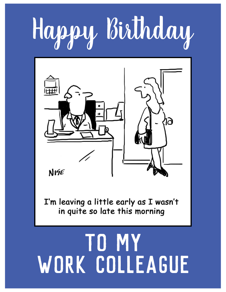 Happy Birthday Work Colleague