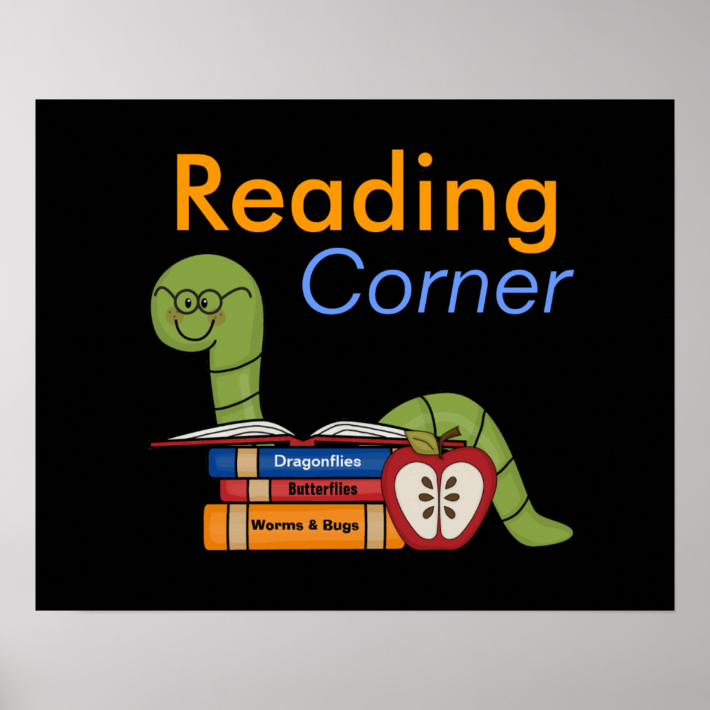 Classroom Reading Corner Poster
