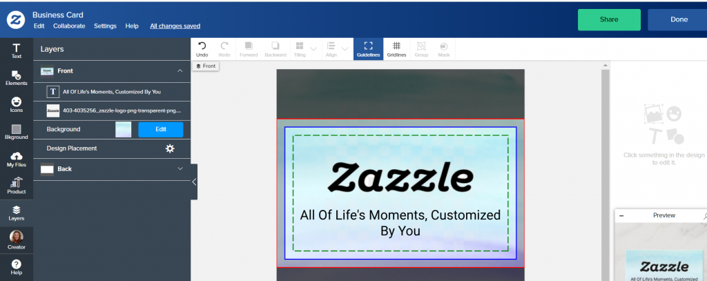 Zazzle Design Tool - Upload your own design elements