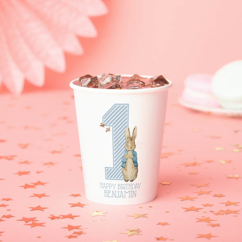 Peter Rabbit | Baby First Birthday Paper Cups
