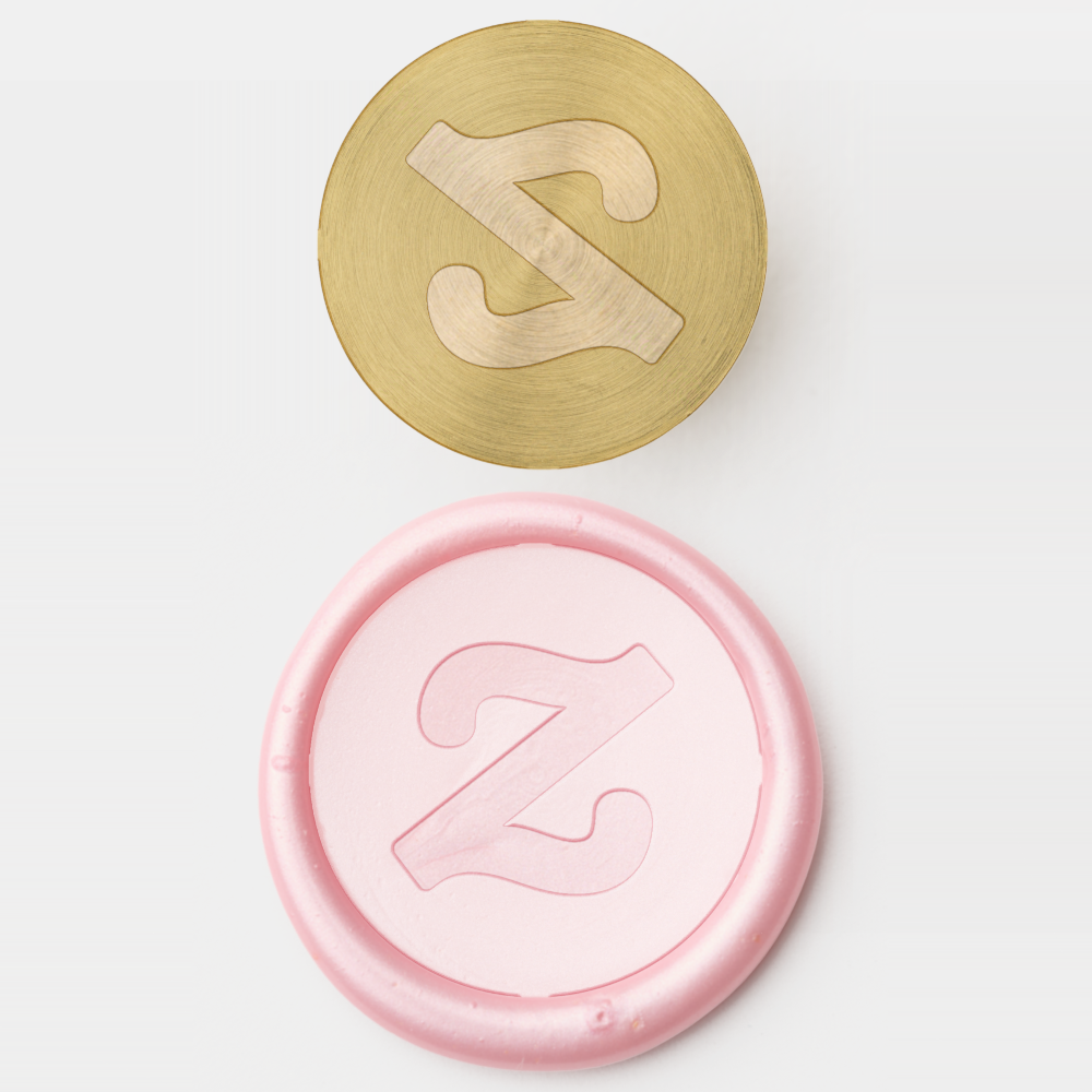 Blush Solid Brass Wax Stamper