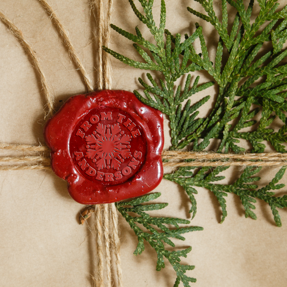 Custom Christmas Gift & Envelope Wax Seal Sticker
