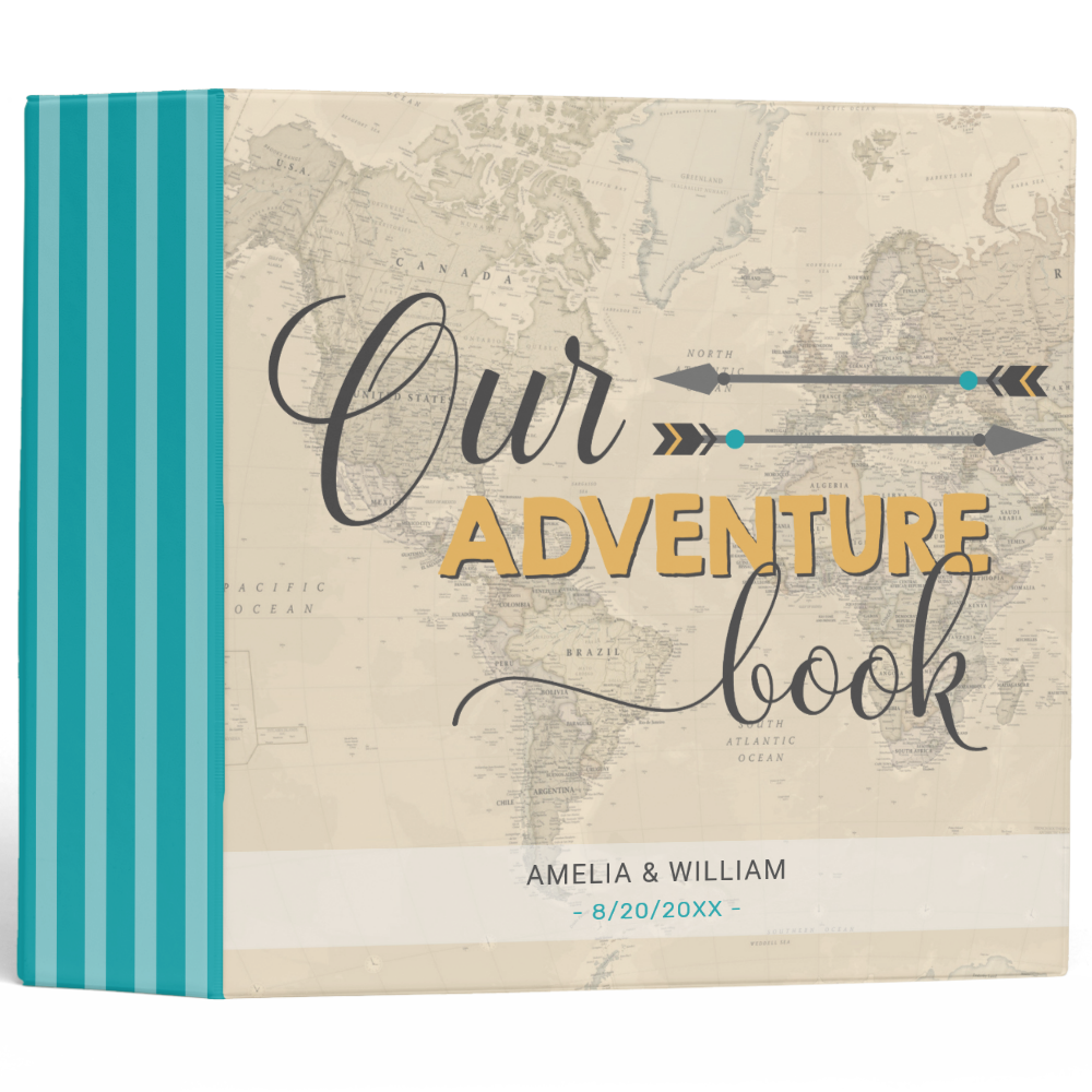 World Travel Destination Wedding Book Photo Album 3 Ring Binder