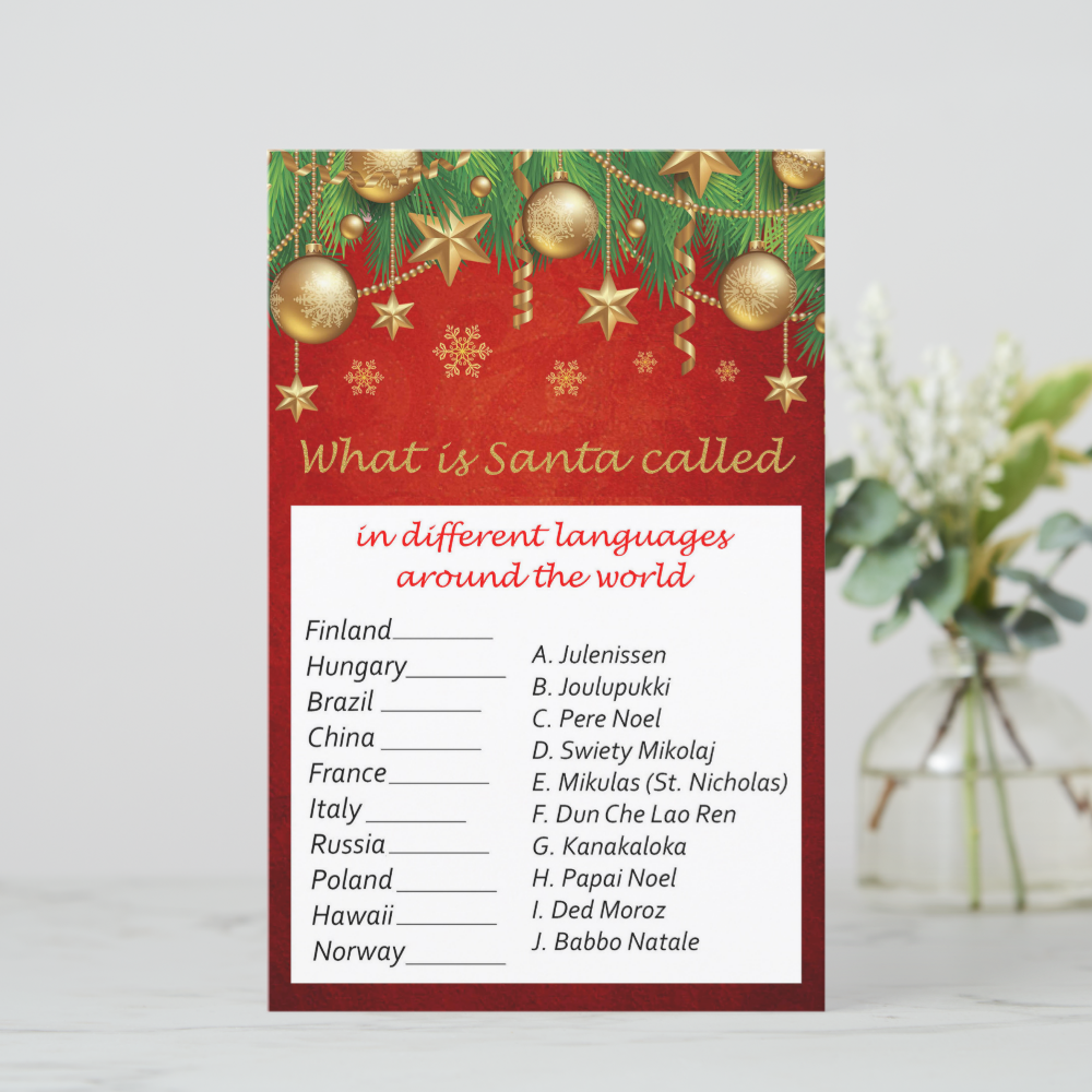Gold toys christmas around the world game