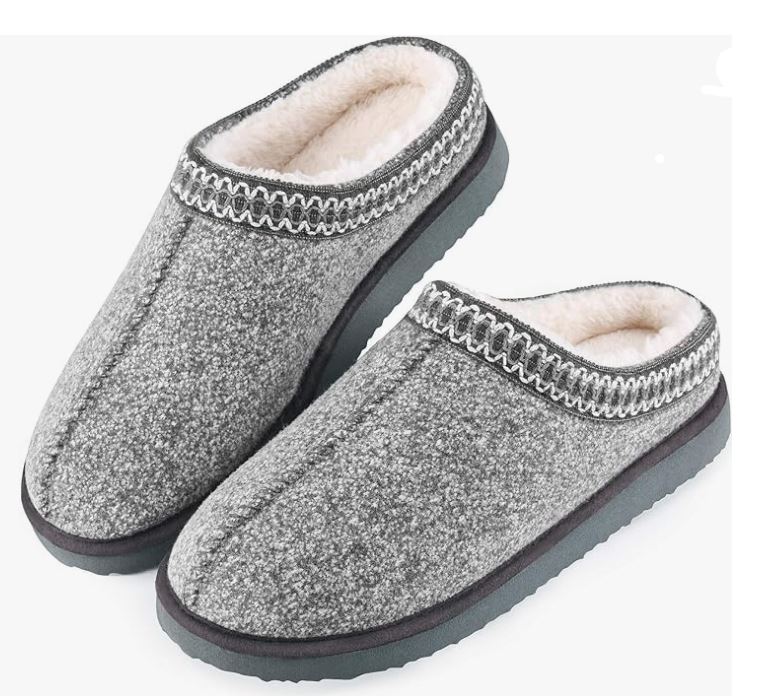 House Bedroom Slippers for Women Indoor and Outdoor with Fuzzy Lining Memory Foam