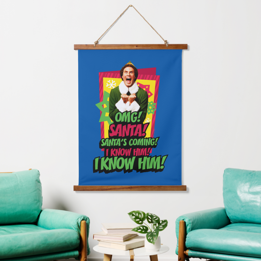Buddy the Elf | OMG! Santa! Hanging Tapestry