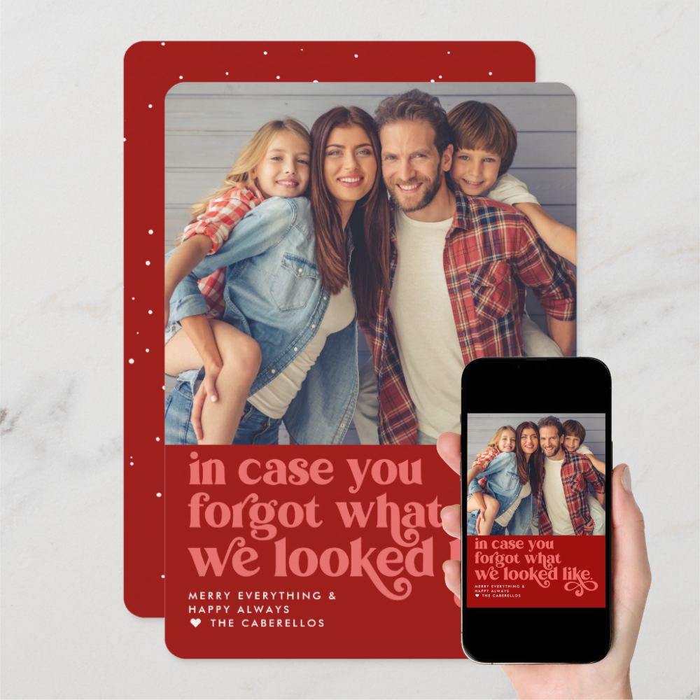 in case you forgot what we looked like