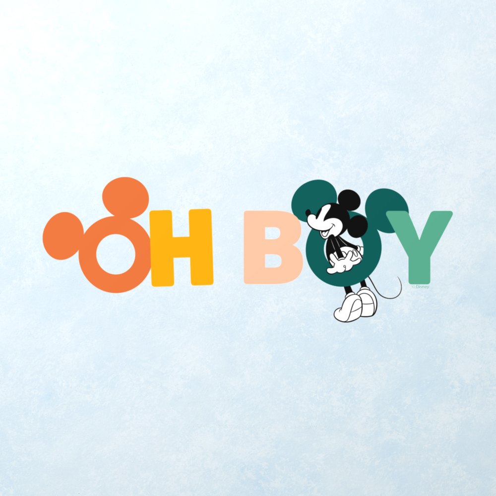 Mickey Mouse | Oh Boy Wall Decal