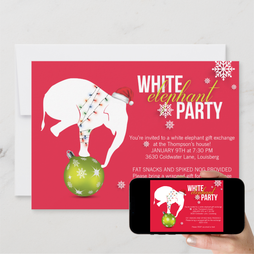 https://www.zazzle.com/wp-content/uploads/2023/10/White-Elephant-Party-Invitation-Pink-Red.png