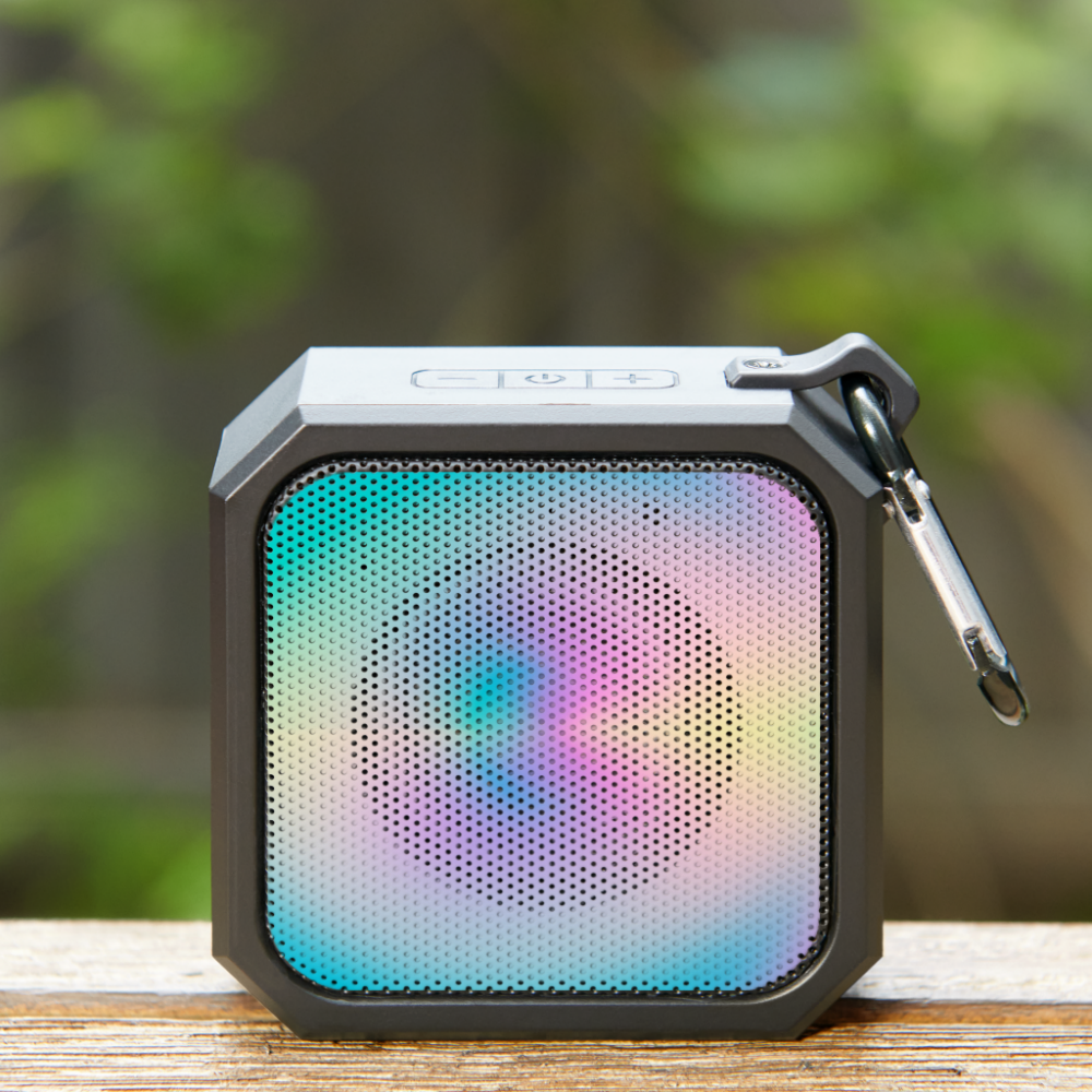 Aesthetic Colorful Positive Aura Gradient Bluetooth Speaker