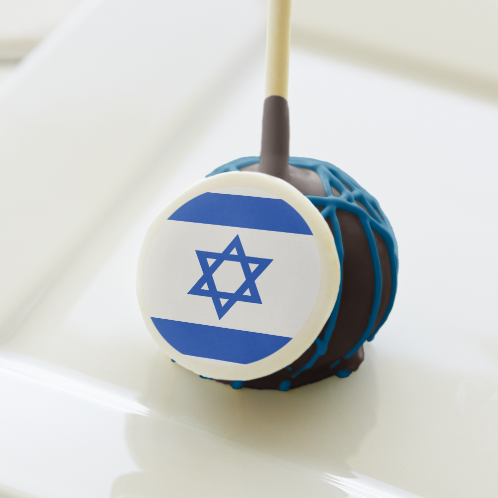 Israel flag blue Star of David Cake Pops