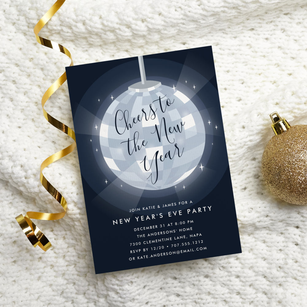 Midnight Stars | New Years Eve Party Invitation
