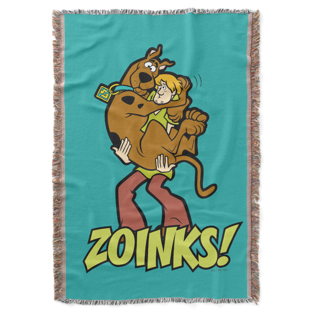 Scooby-Doo and Shaggy Zoinks! Throw Blanket
