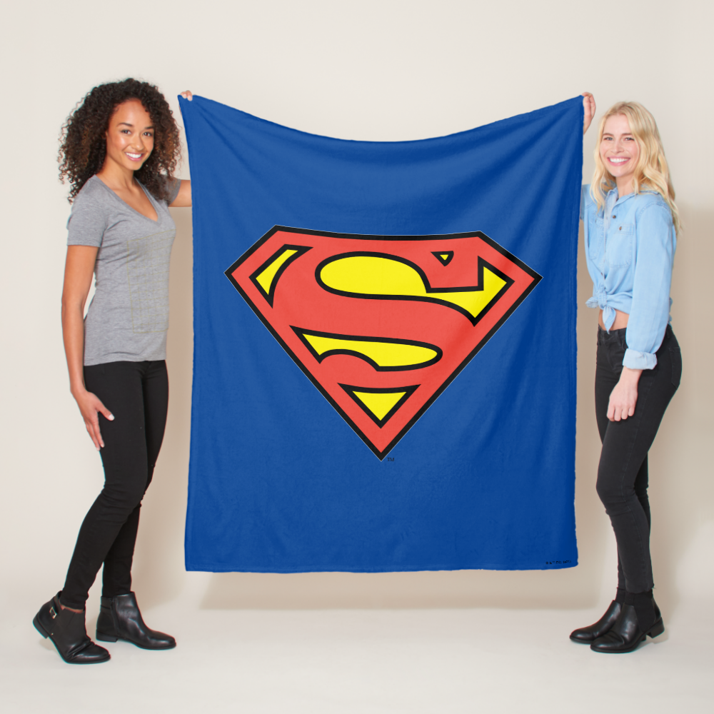 Superman S-Shield | Superman Logo Fleece Blanket
