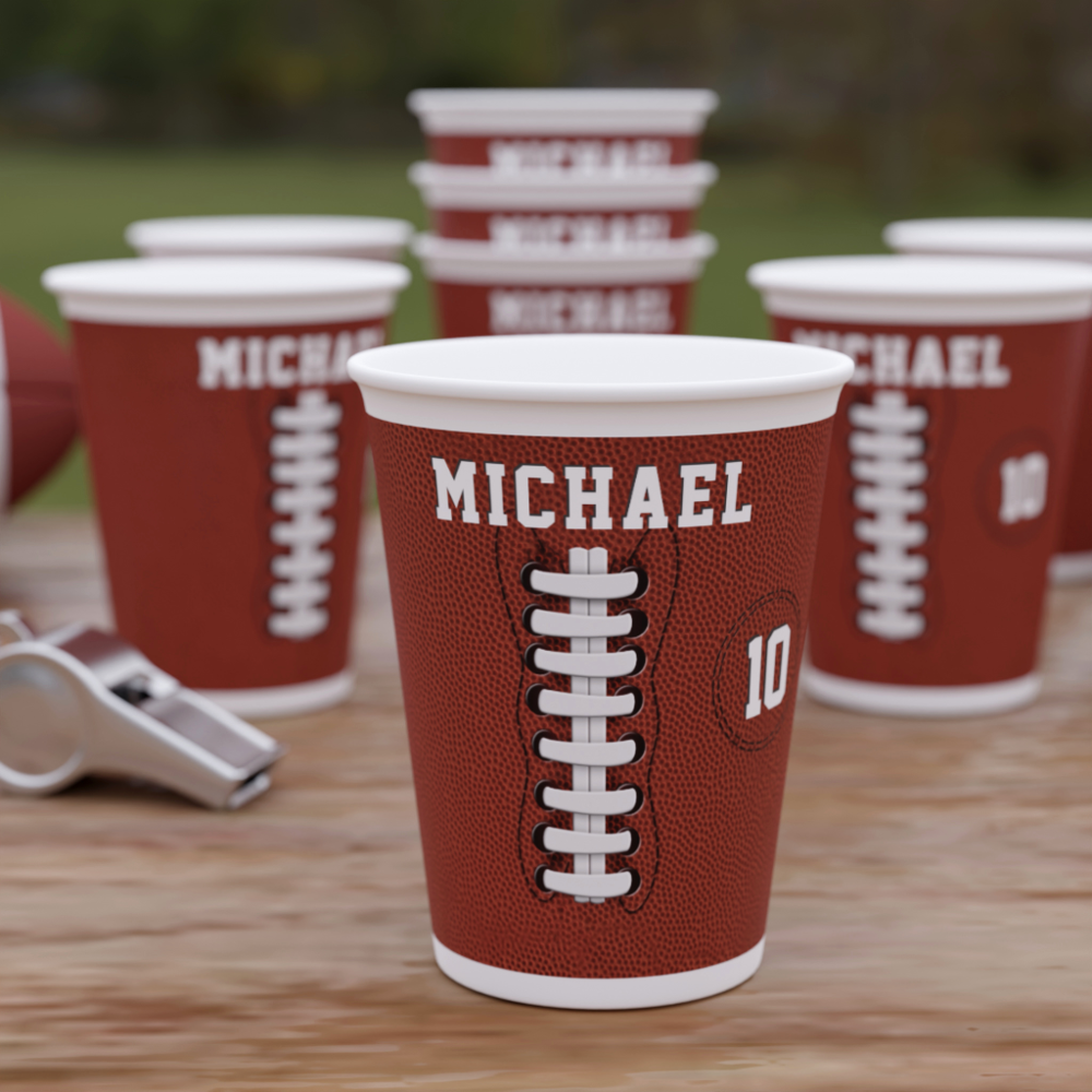 Sports Birthday American Football Party Paper Cup
