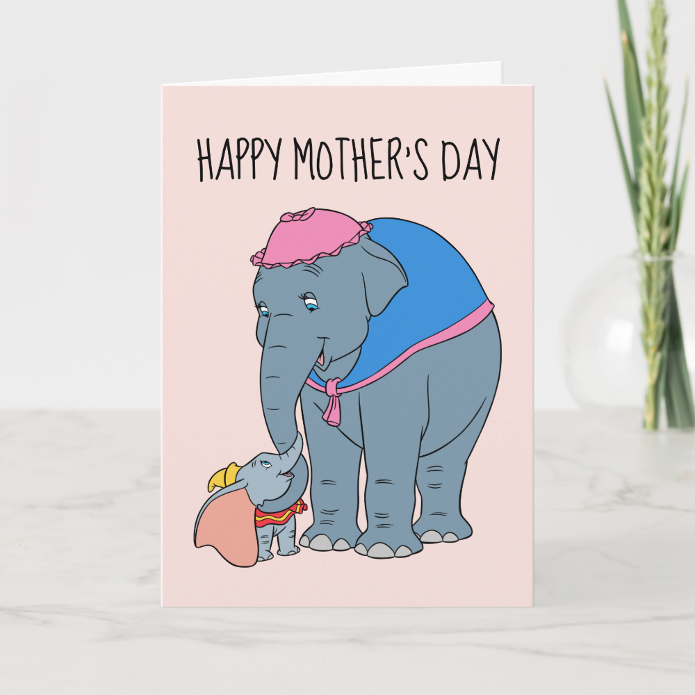 Dumbo and his Mother | Mother's Day Card