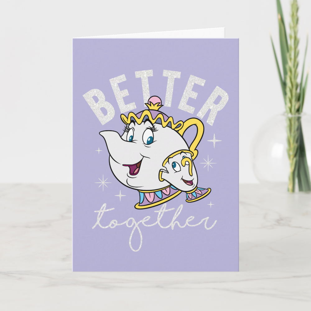 Mrs. Potts & Chip - Better Together Card