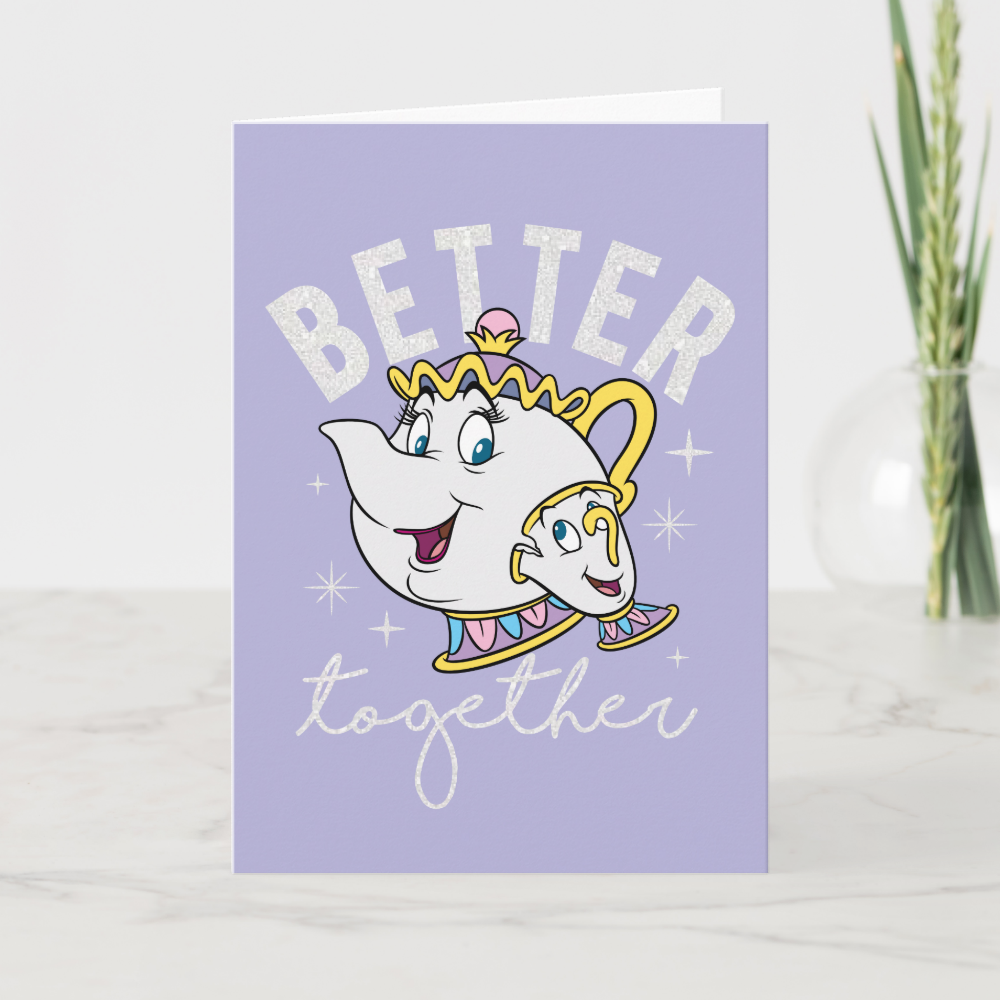 Mrs. Potts & Chip - Better Together Card
