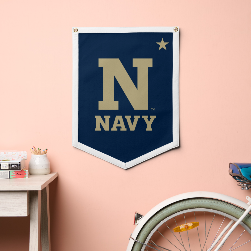 Naval Academy Logo Pennant