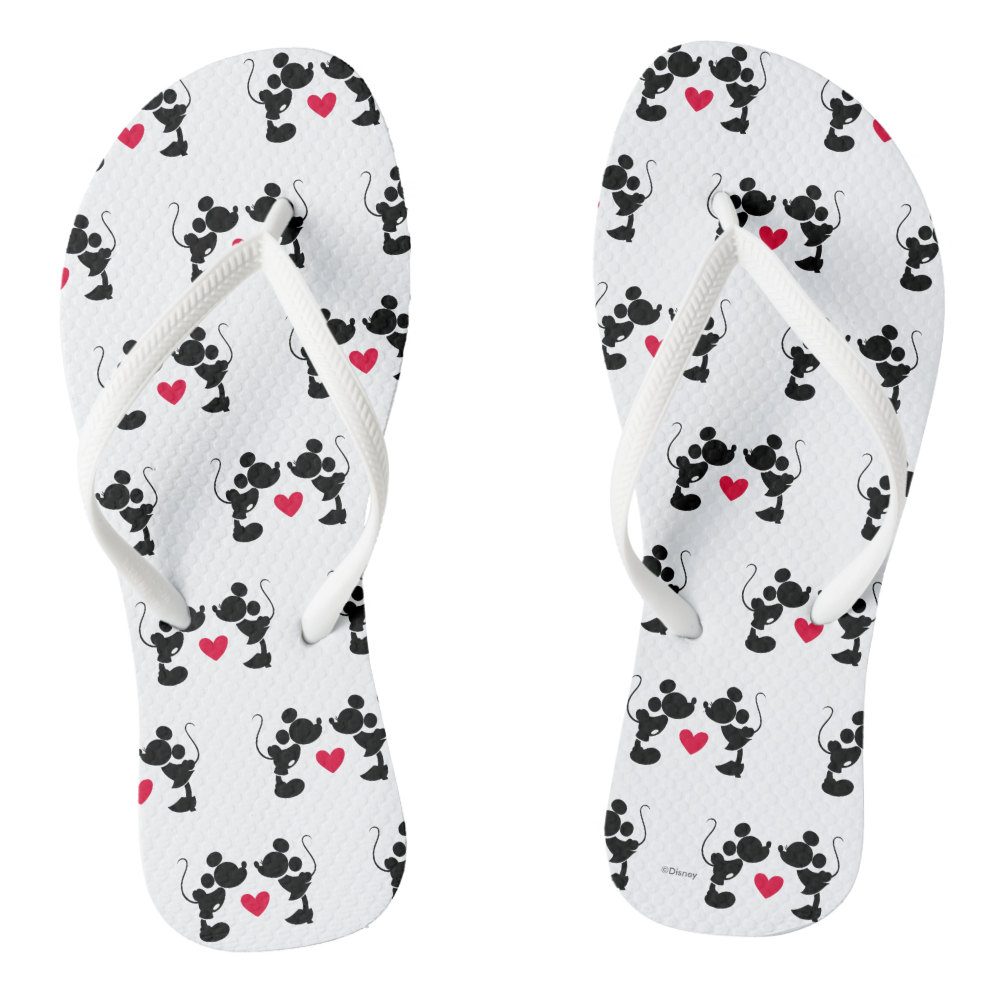 Mickey & Minnie Wedding Flip Flops