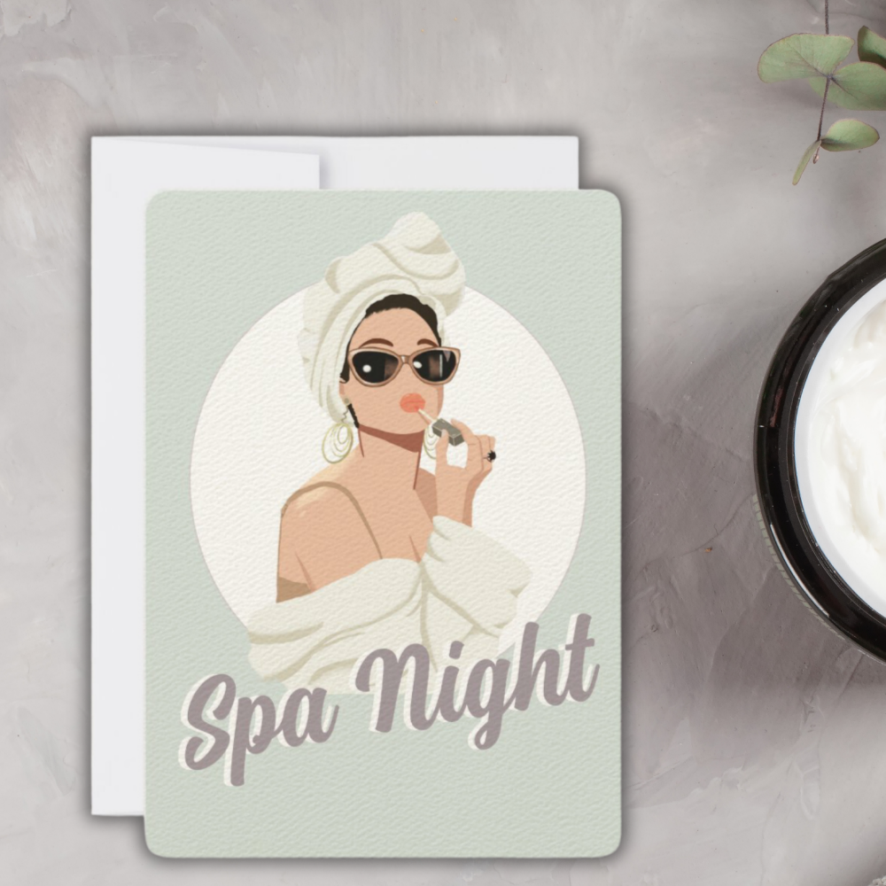 Custom Party Invitation - Girls Spa Day Birthday