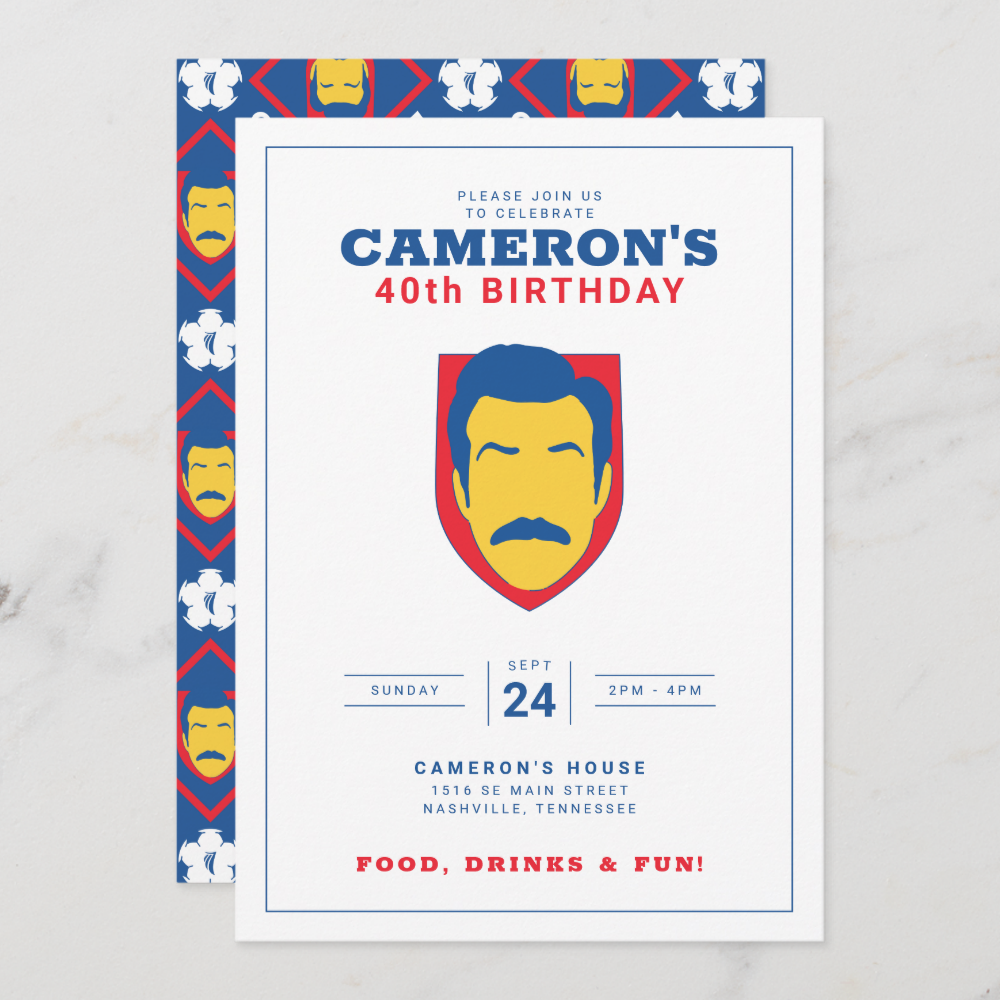 Ted Lasso: Birthday Party Invitation
