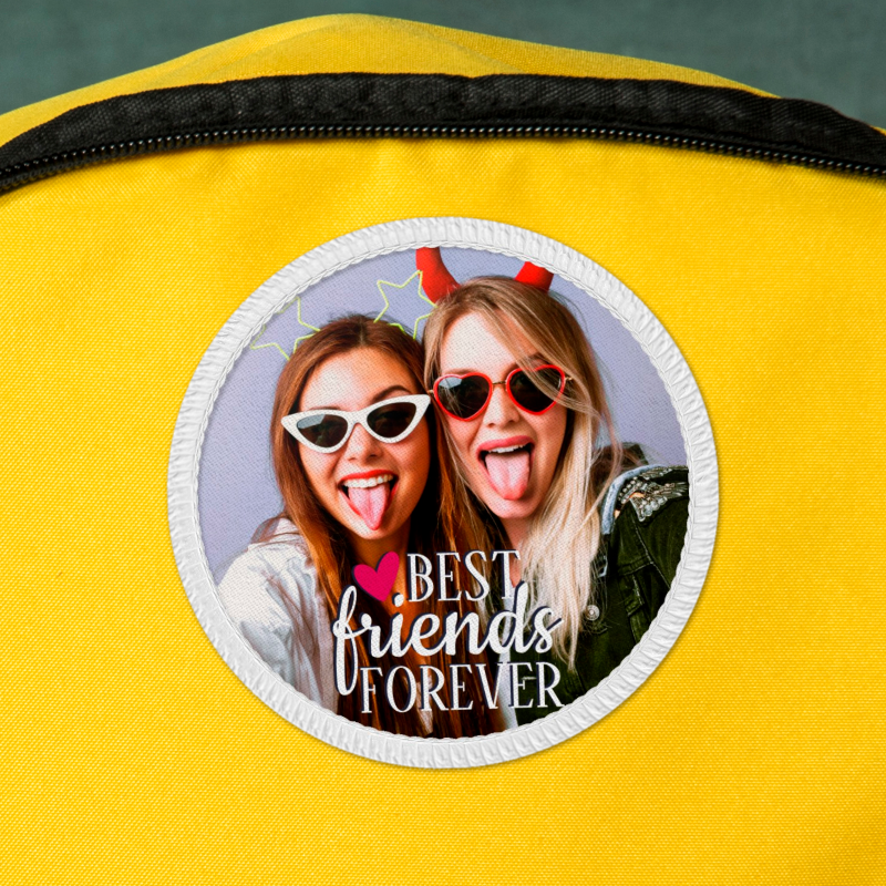 Trendy Best Friends Forever Photo Patch