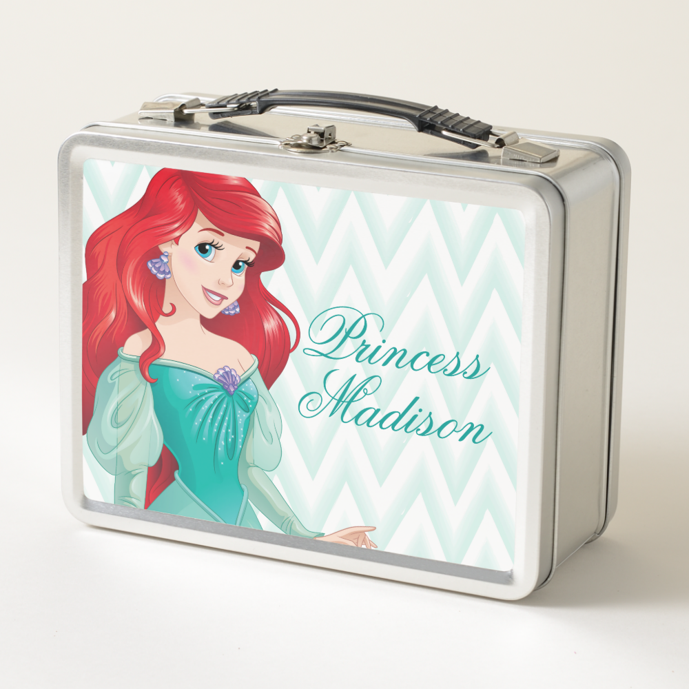Princess Ariel - Personalized Metal Lunch Box
