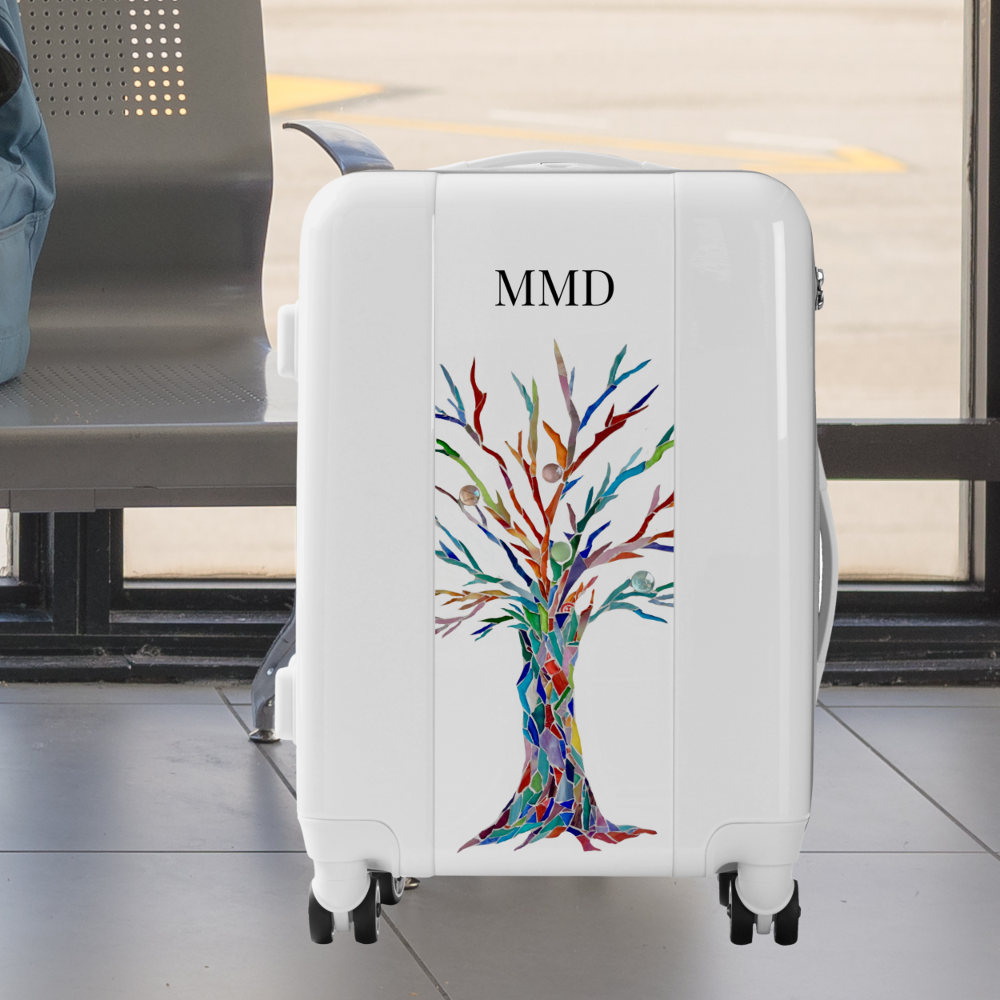 Personalized Colorful Tree Luggage