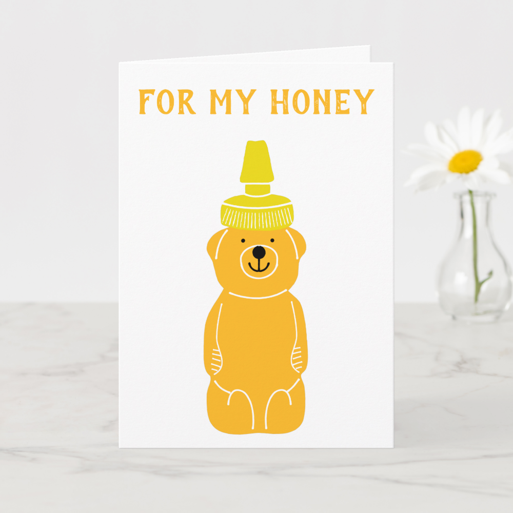 For my Honey Cute Anniversary Card for Husband

