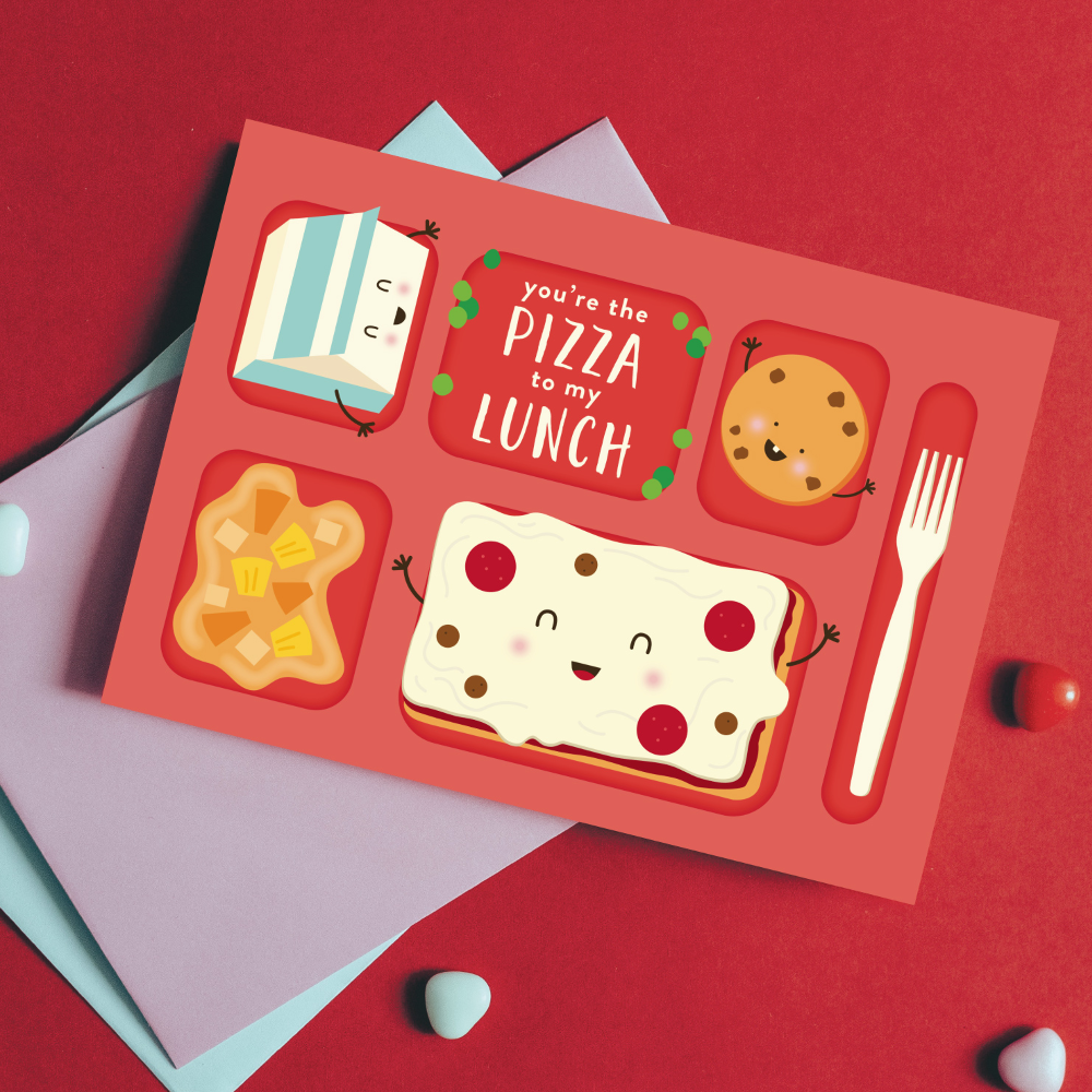 Funny Romantic Hot Lunch Card

