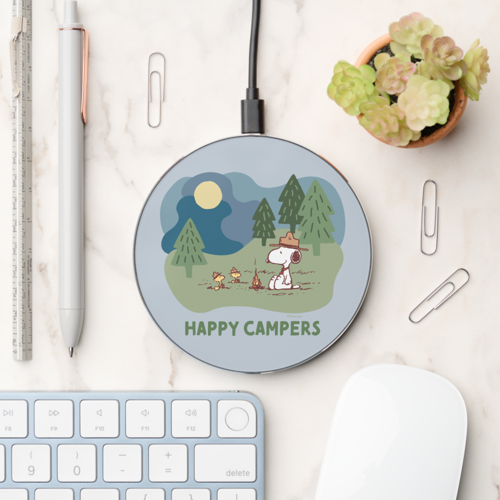Peanuts | Snoopy & Woodstock Camp Site Wireless Charger