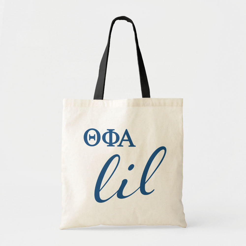 Theta Phi Alpha Lil Script Tote Bag