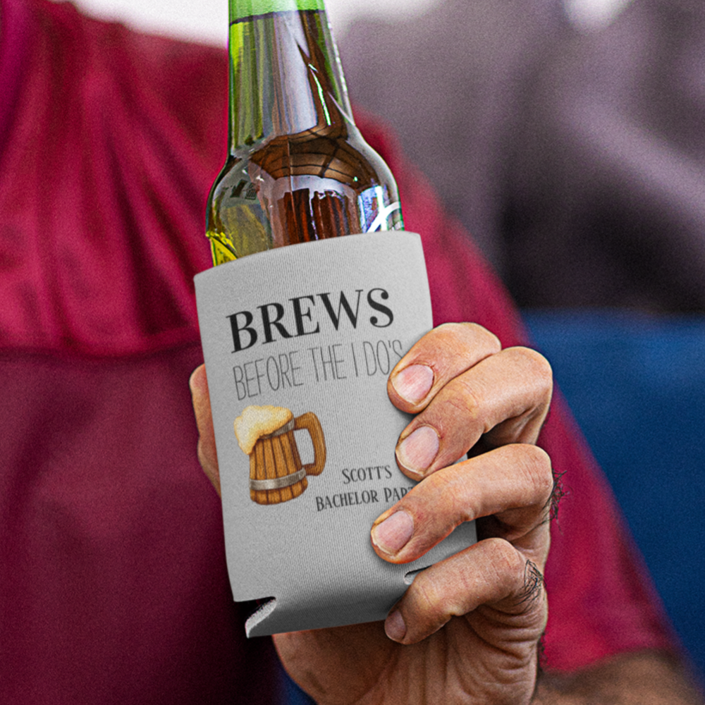 Bachelor Party Brews Before the I Do's Can Cooler