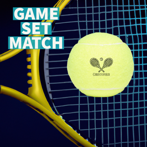 Tennis Ball & Racket Hero Image