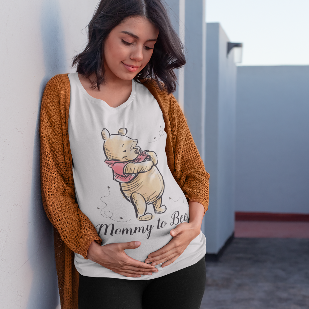 Winnie the Pooh Baby Shower | Mommy to Bee T-Shirt