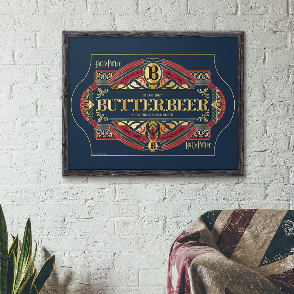 BUTTERBEER™ Horizontal Logo Poster