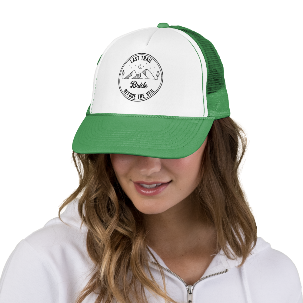 Last Trail Before The Veil | Hiking Bachelorette Trucker Hat