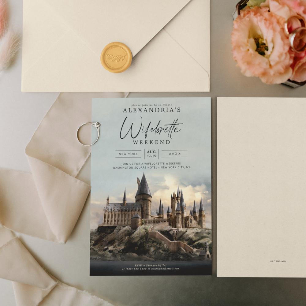 Harry Potter | Wifelorette Bachelorette Party Invi Invitation