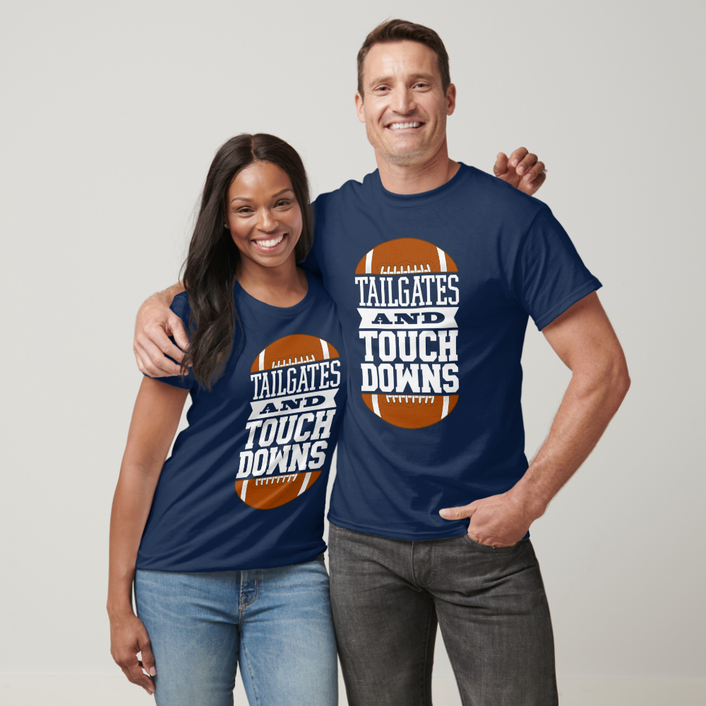 Tailgates and Touchdowns Football Sports T-Shirt
