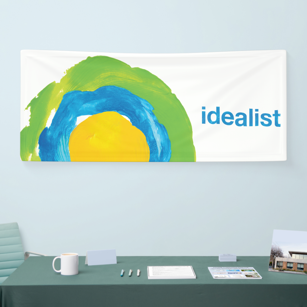Idealist Banner (customize size + material)