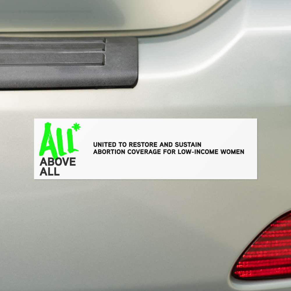 All* Above All logo Bumper Sticker