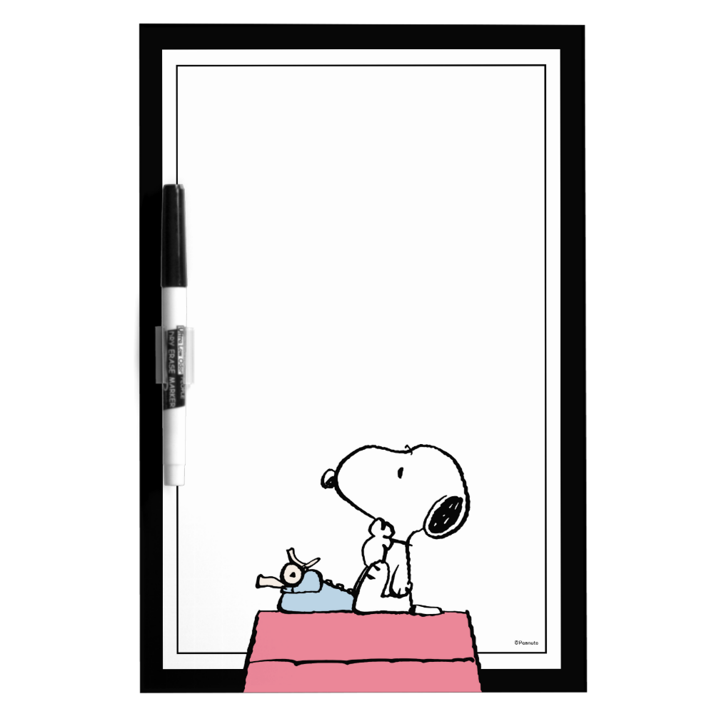 Peanuts | Snoopy at the Typewriter Dry Erase Board