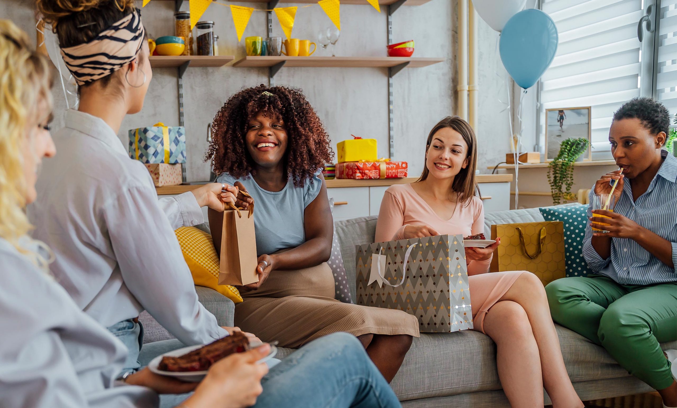 People Exchanging Gifts