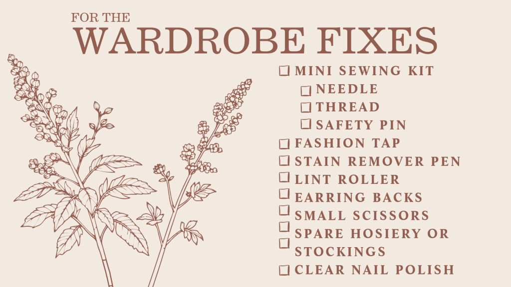 For the Wardrobe Fixes