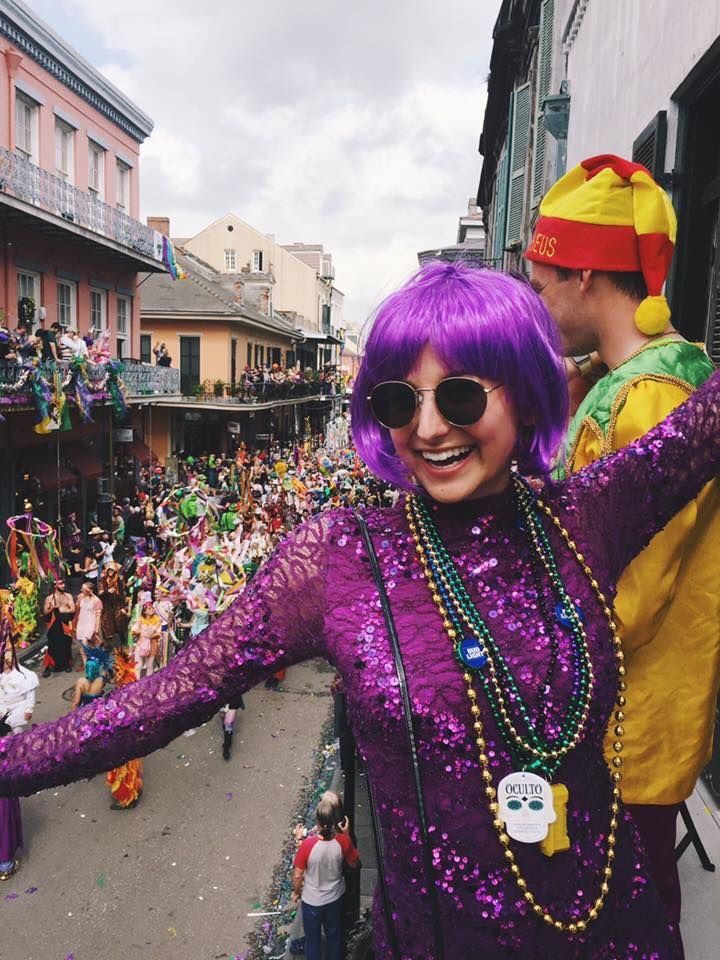 Mardi Gras Outfit Pin