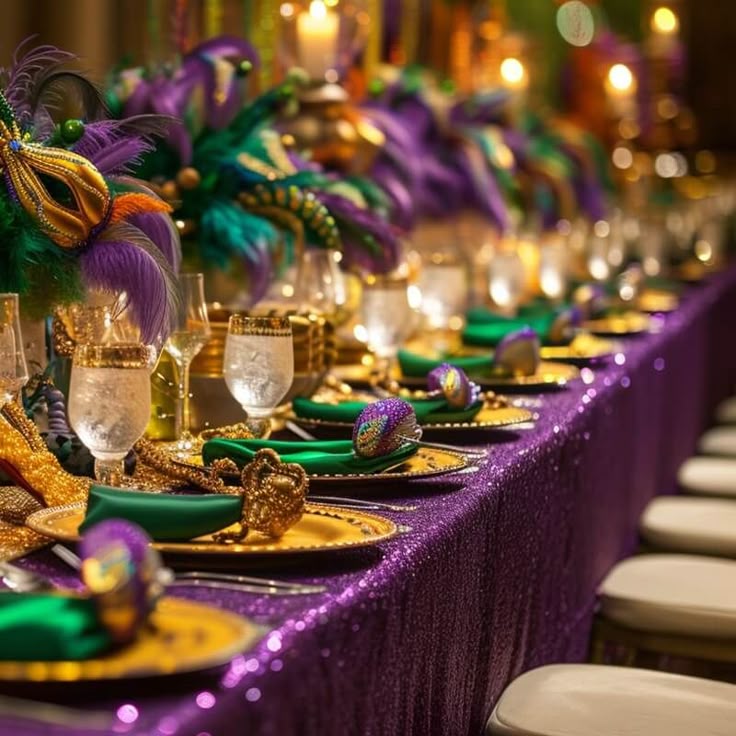 Mardi Gras Table Pin