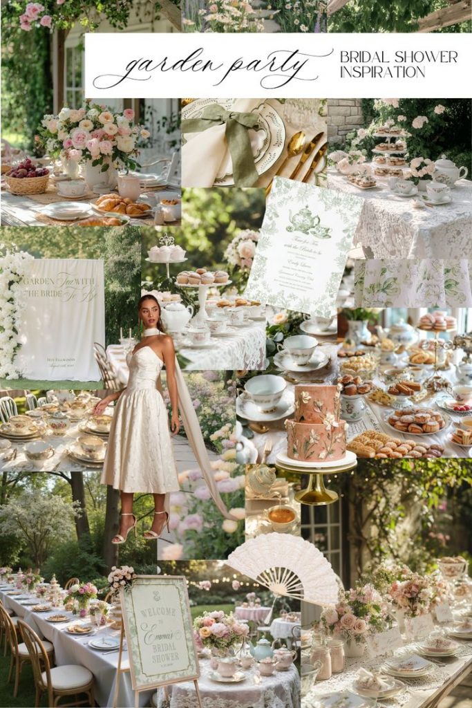 Garden Party with the Bride to Be Cottagecore Pin