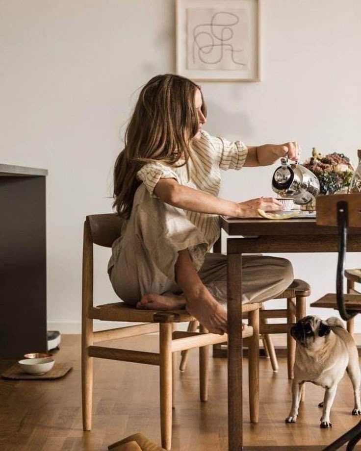 Mom Having a Slow Morning on Mother's Day Pin